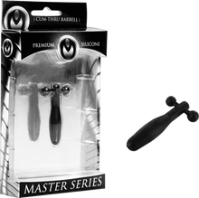 Load image into Gallery viewer, XR Brands - The Hallows - Cum-Thru Barbell (Black)