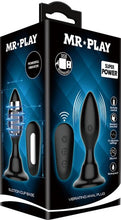 Load image into Gallery viewer, MR Play Vibrating Anal Plug Remote Control Butt Rechargeable Sex Toy