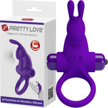 Load image into Gallery viewer, Vibrant Penis Ring I (Purple)