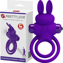 Load image into Gallery viewer, Vibrant Penis Ring III (Purple)