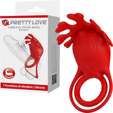 Load image into Gallery viewer, Rechargeable Vibrating Cock Ring Ruben
