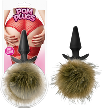 Load image into Gallery viewer, Pom Plugs - Fur Pom Pom