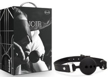 Load image into Gallery viewer, Breathable Silicone Ball Gag (Black)