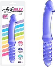 Load image into Gallery viewer, 9.5" Double Ended Dildo Jelly Ribbed Dong Flexible Lesbian Couples Sex Toy