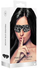 Load image into Gallery viewer, Printed Eye Mask - Love Street Art Fashion (Black)