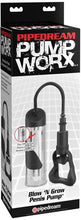 Load image into Gallery viewer, Blow-N'-Grow Penis Pump (Clear/Black)