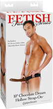 Load image into Gallery viewer, 10" Chocolate Dream Hollow Strap-On - LOVEBEE