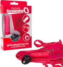 Load image into Gallery viewer, Vibrating Panty Set (Red)