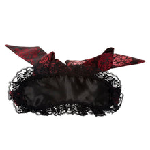 Load image into Gallery viewer, Scandal Eye Mask Black Red Lace BDSM