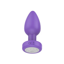 Load image into Gallery viewer, Pr17: VIBRATING PLUG W/ REMOTE - PURPLE