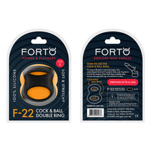 Load image into Gallery viewer, F-22: D RING (LIQUID SILICONE) LARGE - BLACK