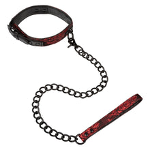Load image into Gallery viewer, Calexotics Scandal Collar with Leash Red