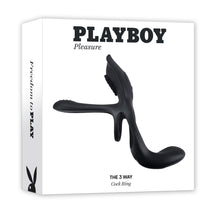 Load image into Gallery viewer, Playboy Pleasure The 3 Way Prostate Massager Cock Ring Anal Plug Combo