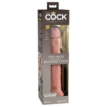 Load image into Gallery viewer, King Cock Elite 10'' Dual Density Cock Flesh Dildo Suction Cup Sex Toy