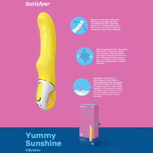 Load image into Gallery viewer, Satisfyer Vibes Yummy Sunshine G-Spot Vibrator USB