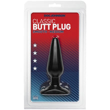 Load image into Gallery viewer, Doc Johnson Classic Butt Plug Medium Black
