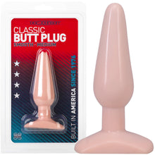 Load image into Gallery viewer, Doc Jonhson Classic Butt Plug Anal Dildo Medium Flesh
