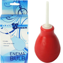 Load image into Gallery viewer, CleanStream Bulb Anal Clean Enema Vaginal Rectal Douche Cleaner 240ml Red
