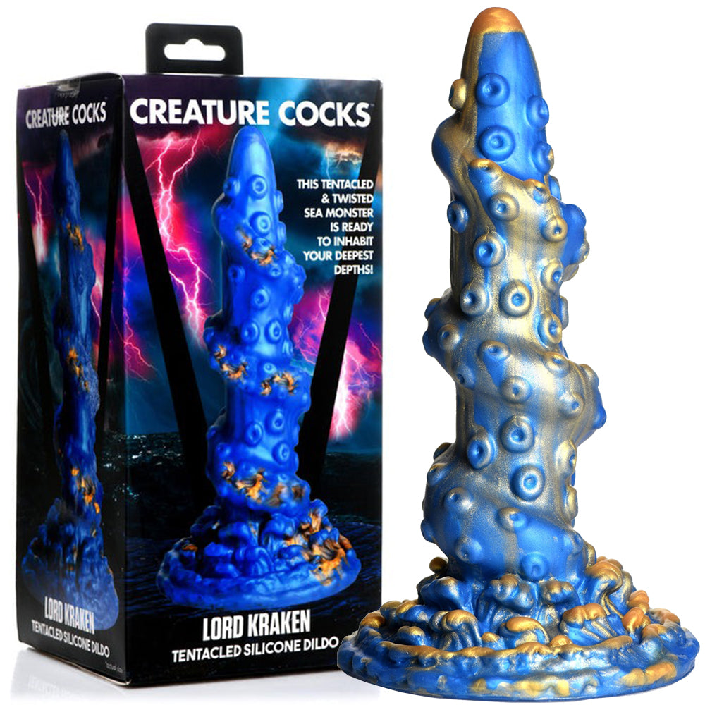 Creature Cock Lord Kraken Tentacled Silicone Dildo Alien Anal Plug
