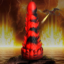 Load image into Gallery viewer, Creature Cocks Demon Rising Scaly Dragon Silicone Dildo Suction Cup Dong
