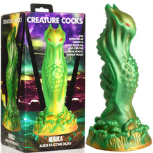 Load image into Gallery viewer, Creature Cocks Nebula Alien Silicone Dildo 7.6&quot; Anal Plug Fantasy Sex Toy
