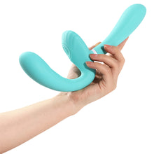 Load image into Gallery viewer, Arosum Sapphi Detachable Strapless Strap-on Double G-Spot Vibrator
