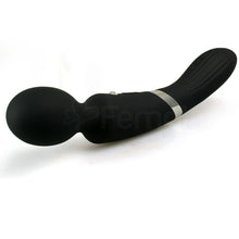 Load image into Gallery viewer, Ashella Vibes Dual Massager Wand Double-Ended G-Spot Vibrator USB
