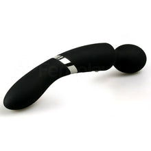 Load image into Gallery viewer, Ashella Vibes Dual Massager Wand Double-Ended G-Spot Vibrator USB
