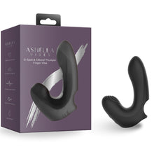 Load image into Gallery viewer, Ashella Vibes G-spot Clitoral Thumper Finger Vibe
