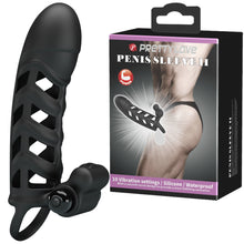 Load image into Gallery viewer, Penis Sleeve II Vibrating Cock Ring Extender Couples Sling Vibrator Sex Toy
