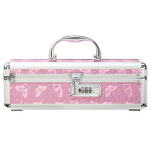 Load image into Gallery viewer, BMS Lockable Keyless Vibrator Case Sex Toy Storage Trunk Chest Pink
