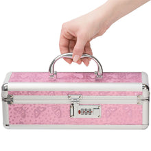 Load image into Gallery viewer, BMS Lockable Keyless Vibrator Case Sex Toy Storage Trunk Chest Pink
