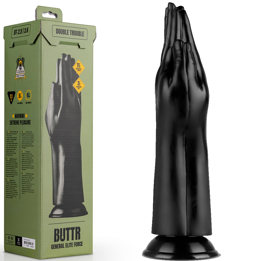 BUTTR Double Trouble Fisting Dildo 30.7cm XXL Anal Butt Plug Sex Toy