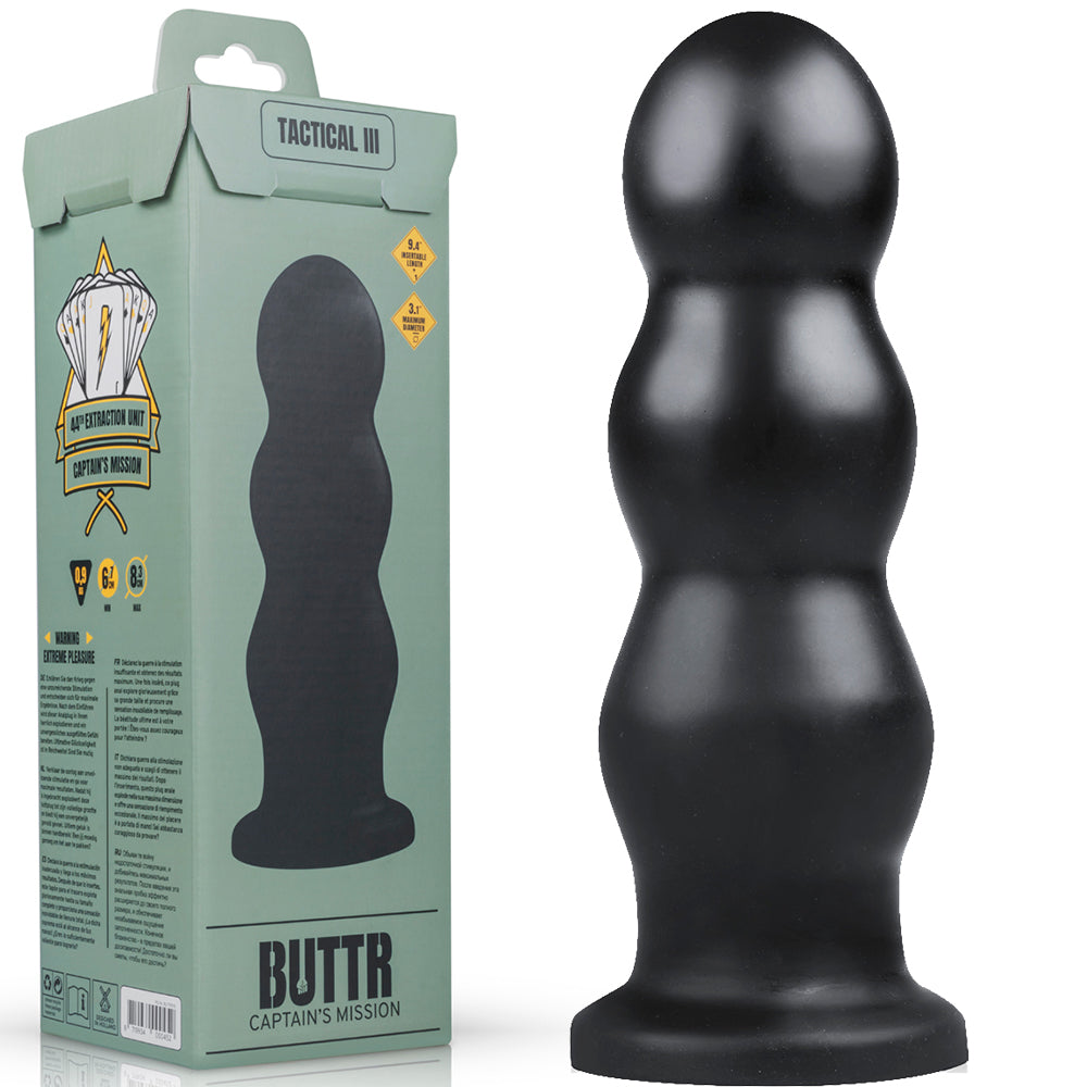 EDC BUTTR Tactical III Butt Plug Large Anal Suction Cup Sex Toy