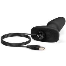 Load image into Gallery viewer, B-Vibe Rimming Plug 2 Black Vibrating Silicone Anal Remote Control Sex Toy
