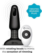 Load image into Gallery viewer, B-Vibe Rimming Plug 2 Black
