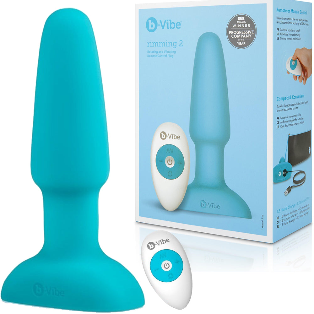 B-Vibe Rimming Plug 2 Teal