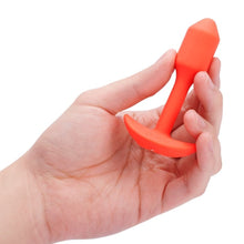 Load image into Gallery viewer, B-Vibe Vibrating Snug Plug 1 ORANGE Anal Vibrator Rechargeable
