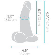 Load image into Gallery viewer, B-Vibe Slipskin Realistic Silicone Dildo-6.5&quot; Curved Brown
