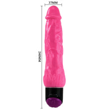 Load image into Gallery viewer, Baile 9.5&quot; Realistic Vibrating Dildo 24cm Flexible Firm Dong Vibrator
