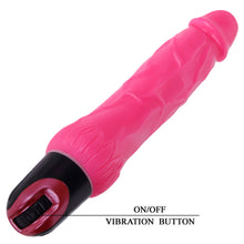 Load image into Gallery viewer, Baile 24cm Realistic Vibrating Dildo 9.5&quot; Flexible Firm Dong Vibrator
