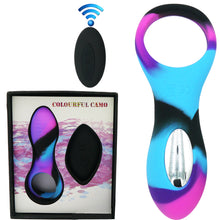 Load image into Gallery viewer, Camo Bravo Vibrating Cock Ring Couples Clitoral Stimulator USB Vibrator Sex Toy
