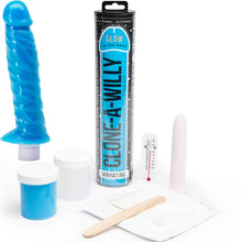 Load image into Gallery viewer, Clone a Willy Glow Blue Penis Cloning Kit
