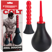 Load image into Gallery viewer, Colt Anal Douche Dual Head Bulb Enema Vaginal Rectal Cleaner
