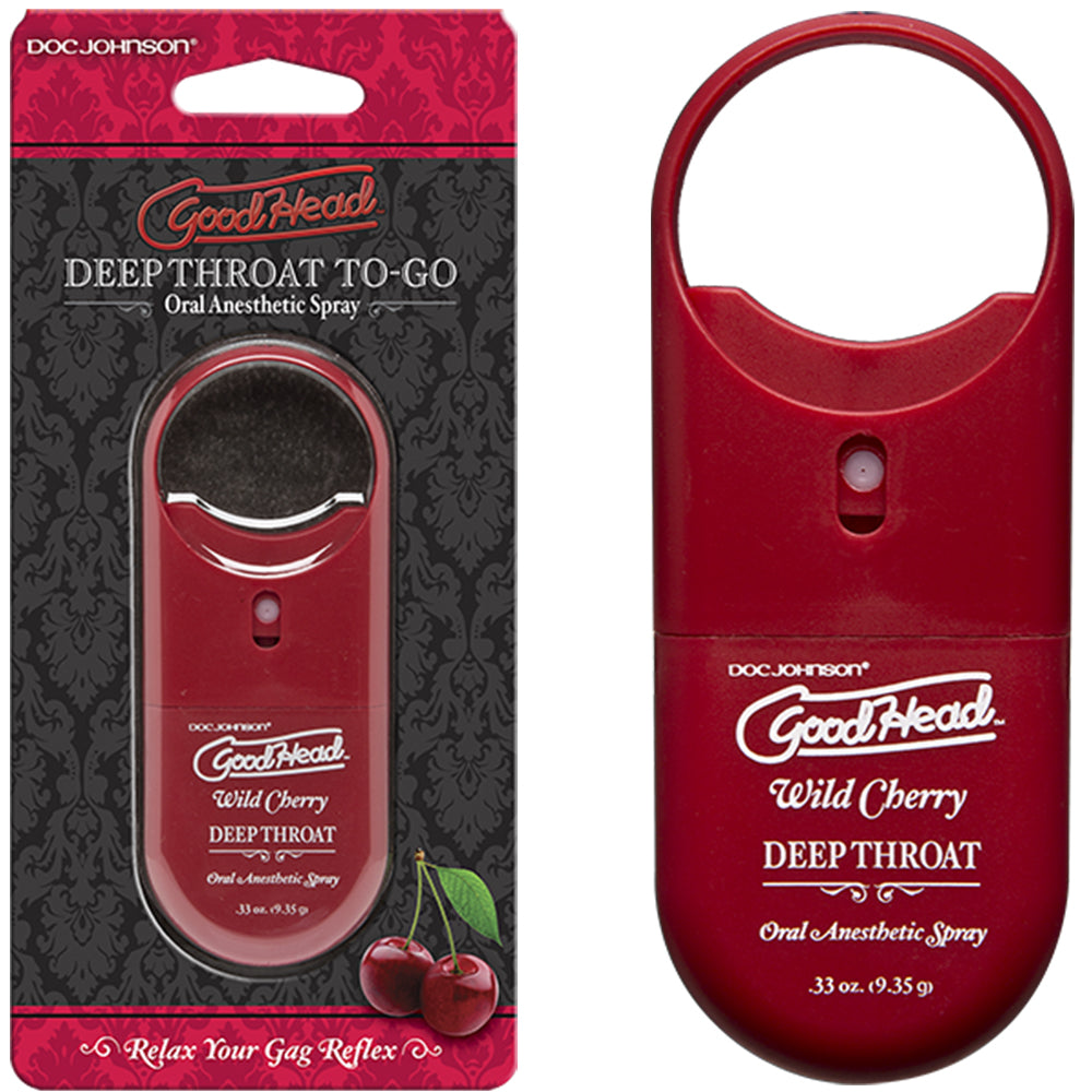 GoodHead Deep Throat Spray Cherry Flavoured Oral Sex Desensitizer Lube
