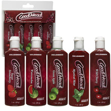 Load image into Gallery viewer, Goodhead Oral Delight Gel 5-Pack Cherry Mint Watermelon Apple Strawberry
