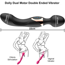 Load image into Gallery viewer, Dolly Double-Ended G-Spot Vibrator &amp; Clitoral Stimulator Rechargeable
