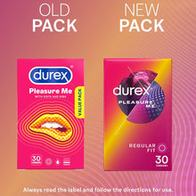 Load image into Gallery viewer, Durex Pleasure Me 30&#39;s Male Condoms
