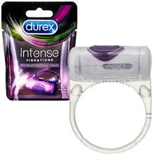 Load image into Gallery viewer, Durex Intense Vibrating Cock Ring Couples Penis Clitoral Stimulator Sex Toy
