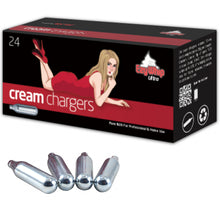 Load image into Gallery viewer, Ezywhip Ultra Cream 8g N2O Chargers 24 Pc
